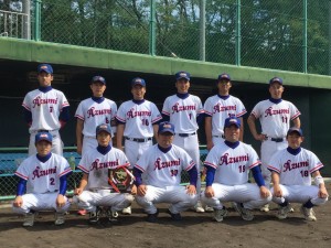 2015年ビクトリー杯ベースボール大会　長野県大会優勝北陸地区代表・あずみの病院  